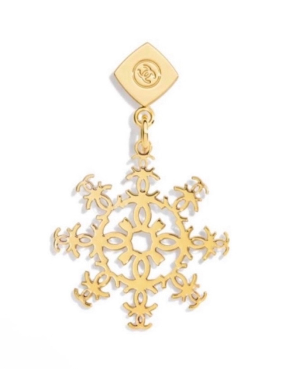 CHANEL snowflake charm